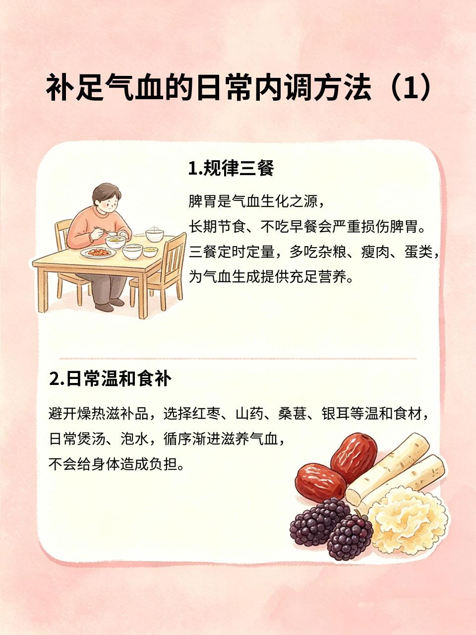气血不足的女生，一定要收藏这篇很多女生常年状态差，早起疲惫、素颜暗沉、经期量少