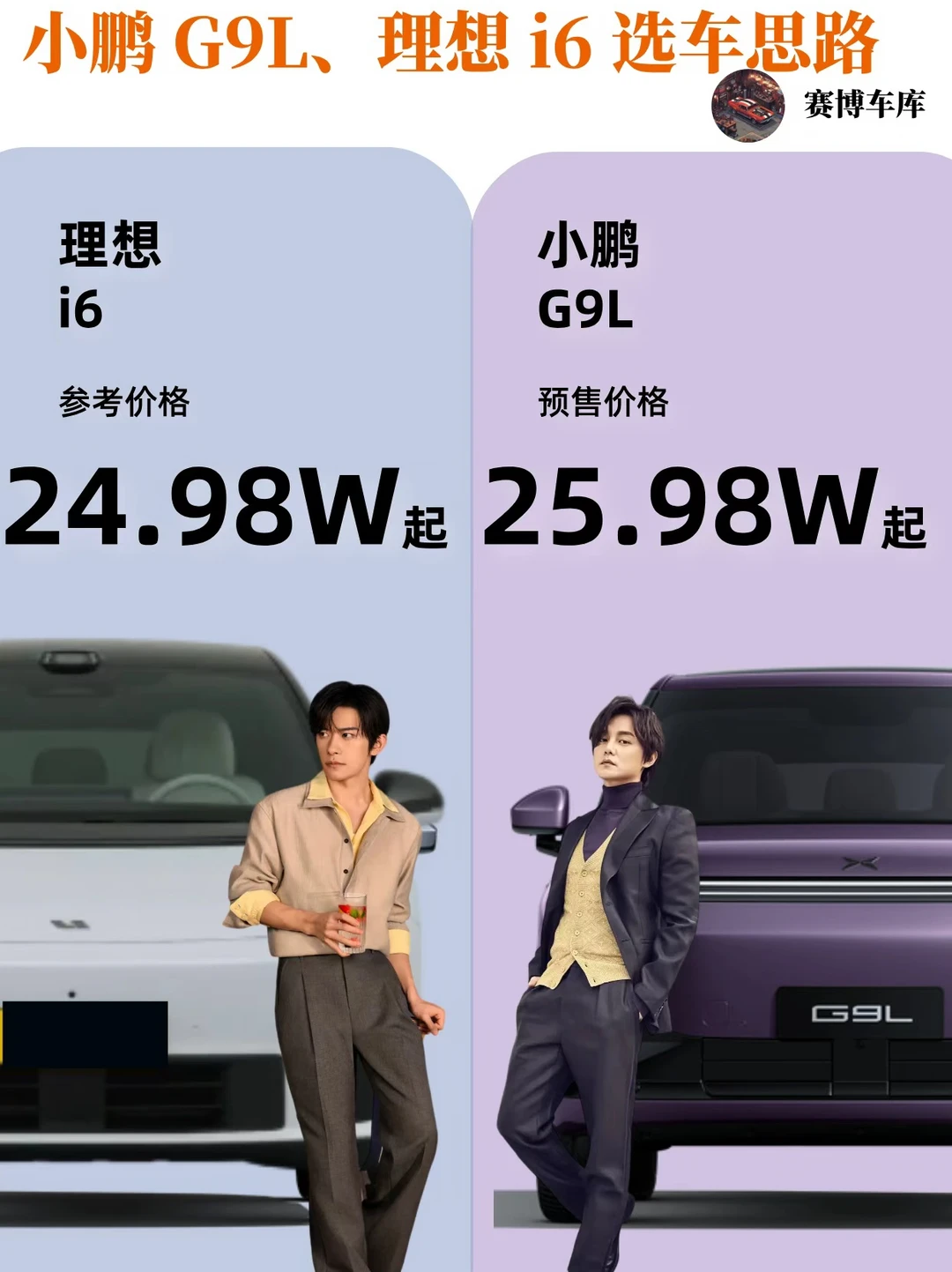 理想i6🆚小鹏G9L，选车思路