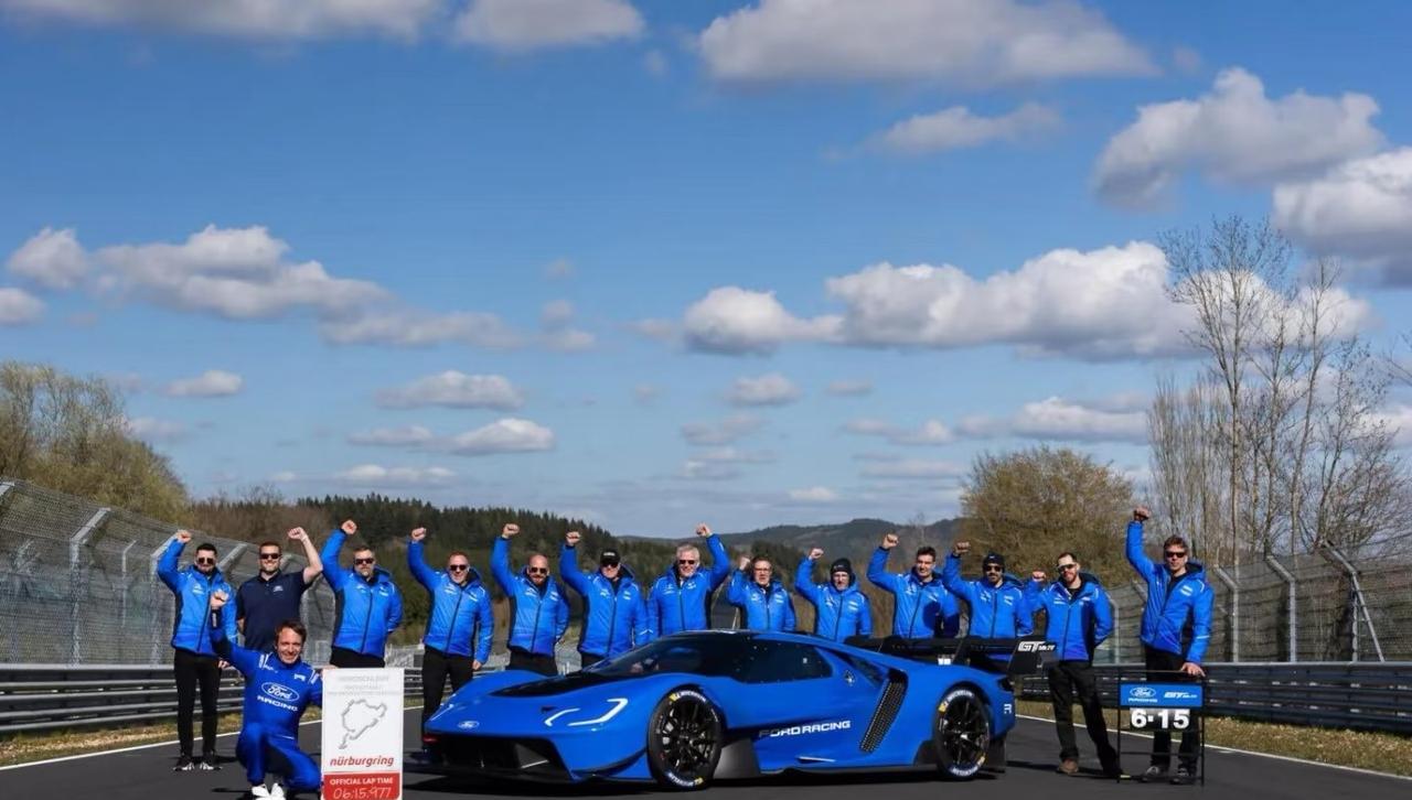 纽北圈速榜更新啦！福特GTMkIV以6分15秒977的惊人成绩强势闯入前三，