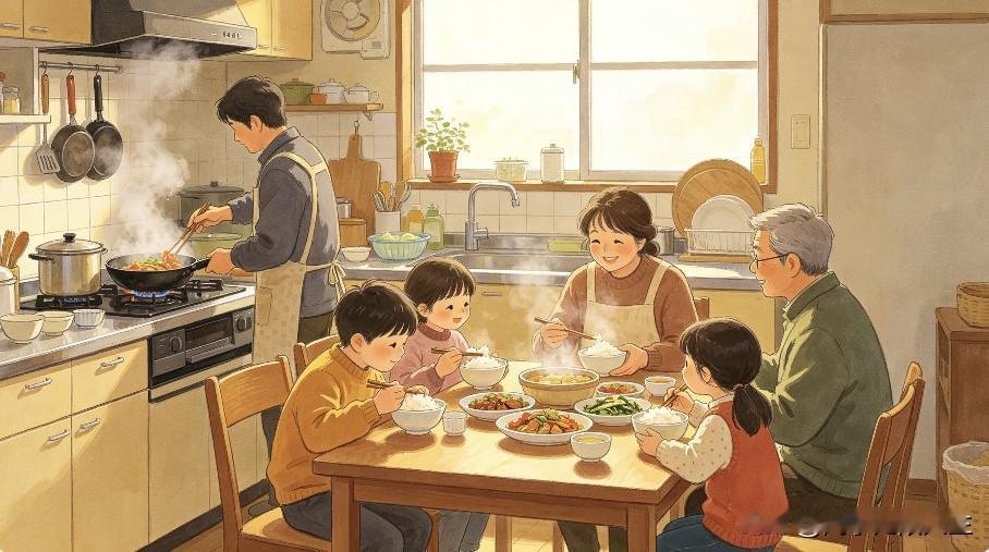 真心奉劝大家：“无论家里谁做饭，只要不是你做饭，都要心怀感激，无论饭菜好不好吃