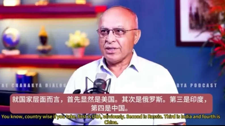 印度退役中将称，如果全球空军排名，印度应该排第三，并且这种排名是有依据的！退