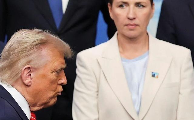 美国多半不敢用武力强占格陵兰岛了，因为丹麦首相弗雷泽里克森说了这么一句