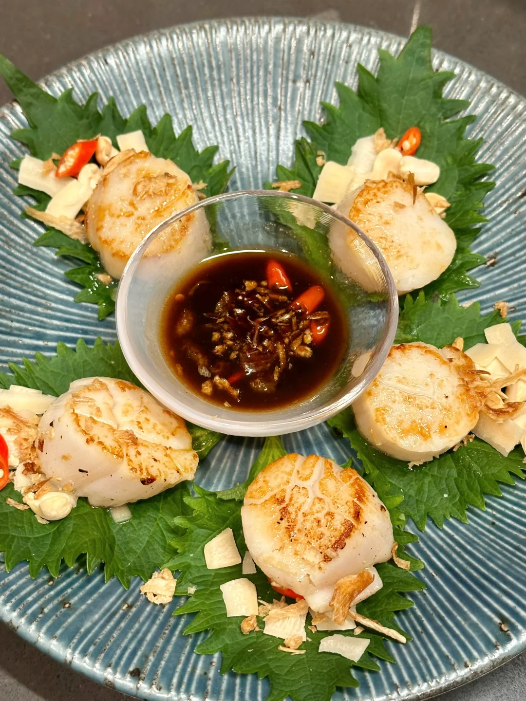 偷师纽约网红泰餐🔥一口超丰富鱼露煎扇贝🐚