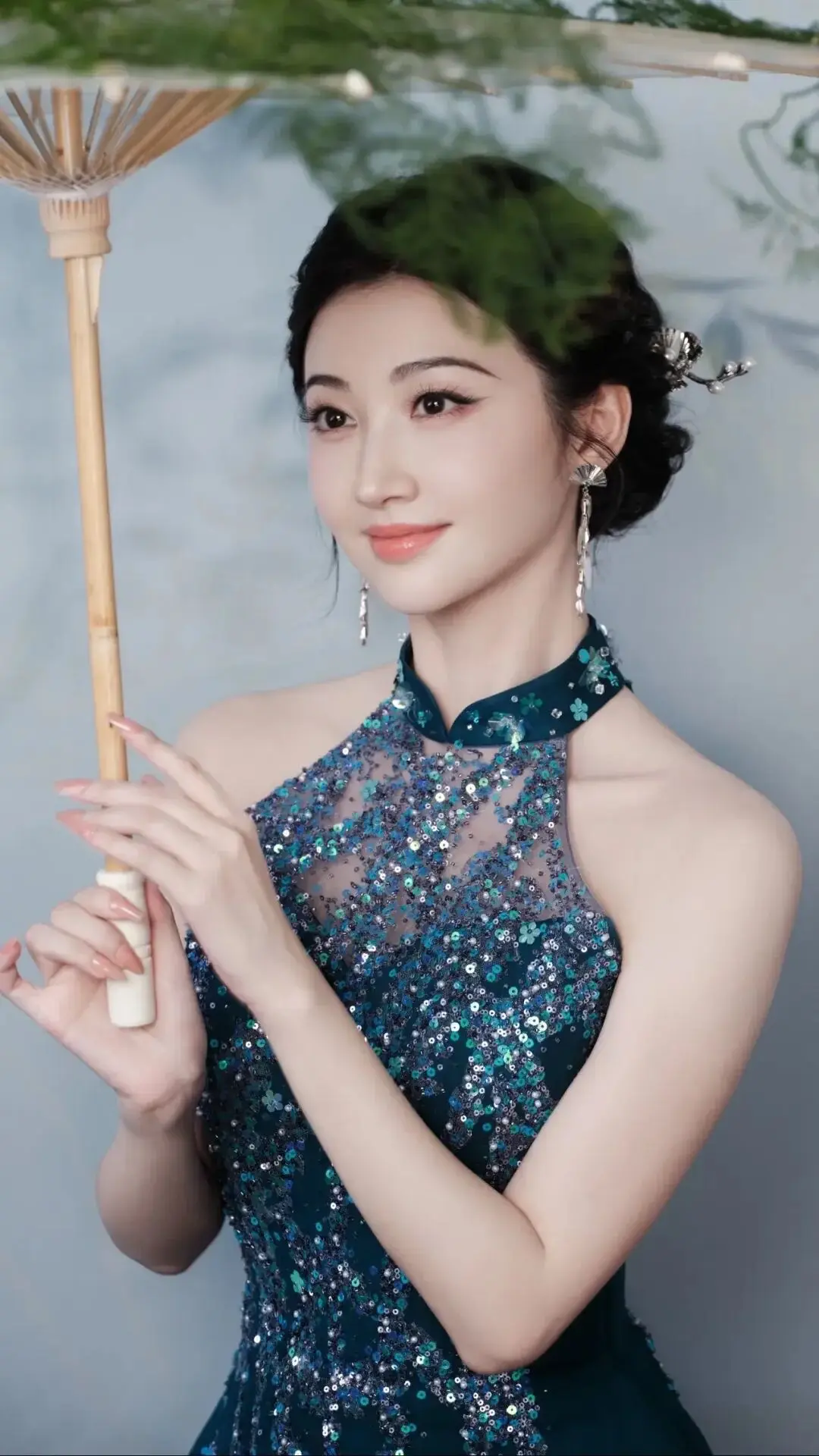 景甜｜旗袍写真，温婉漂亮，大方得体！