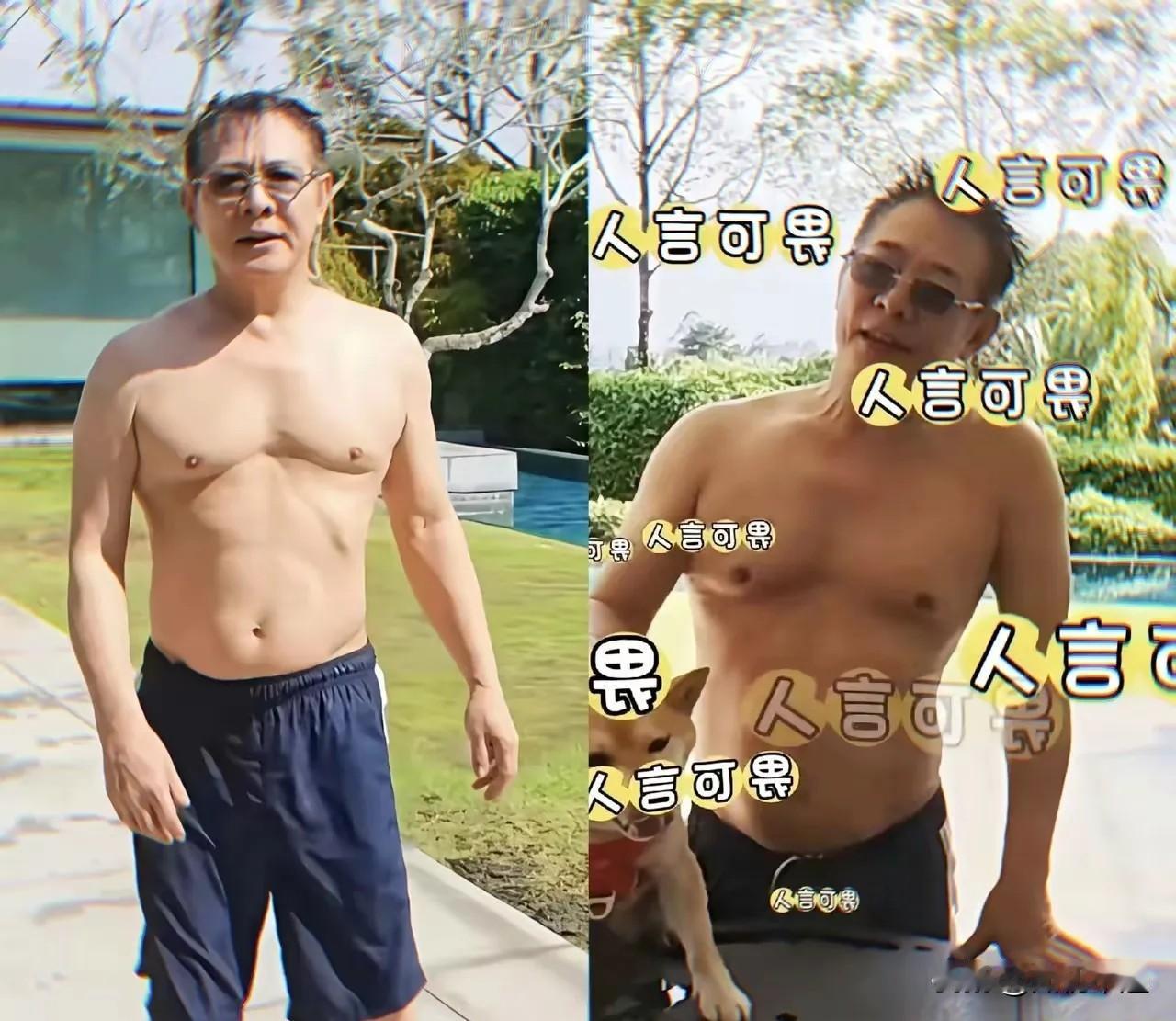 刷到李连杰最近的照片，说实话挺意外的——都六十多了，那身板看着还挺结实，胳膊上隐