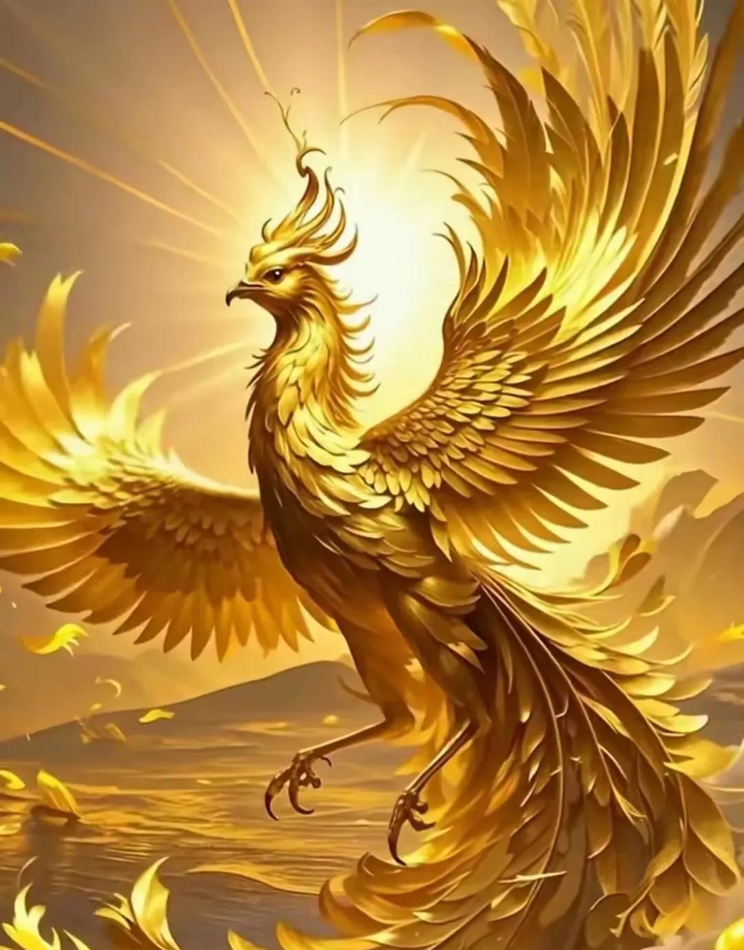 金凤展翅，见者好运财源广进，四季发财