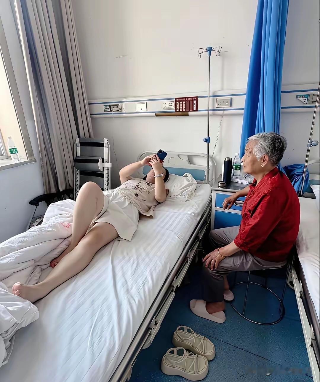 外婆：谢谢你来看我，现在可以回去了[捂脸哭]