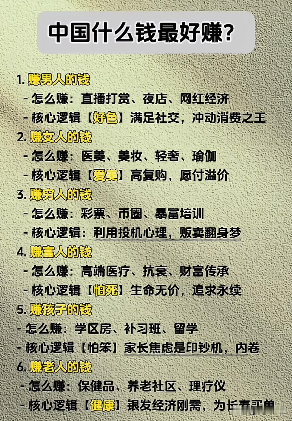 中国什么钱最好赚？万万没想到