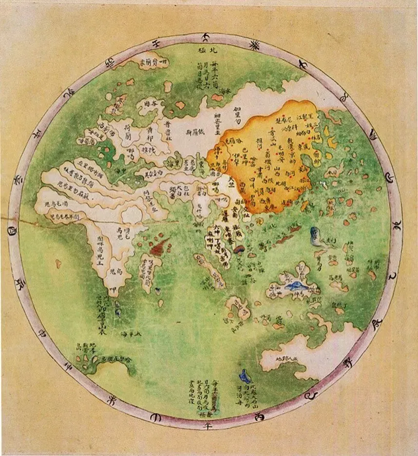 清高宗乾隆五十二年绘制的地图