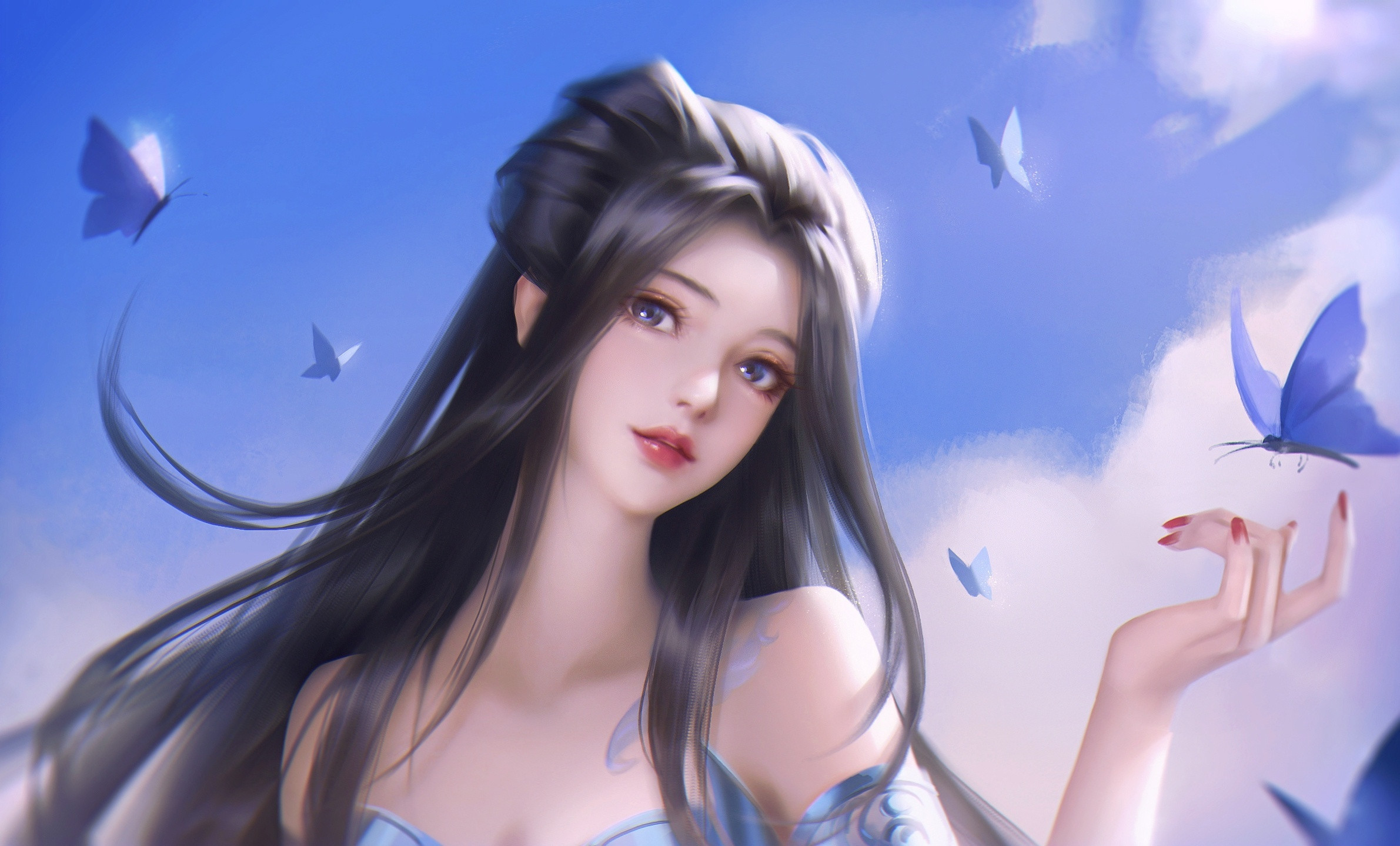 焰灵姬1124生日快乐天行九歌焰灵姬焰灵姬焰骨凝霜蝶影轻，红妆清梦两分明。清