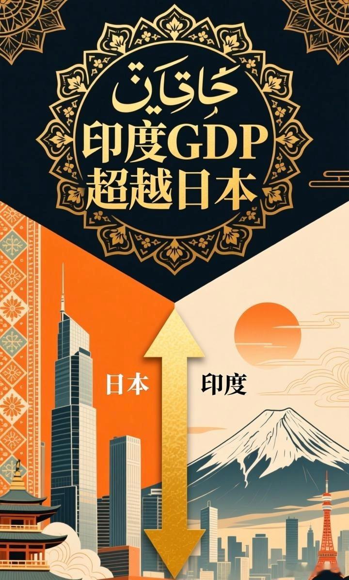 《印度GDP超越日本啦》1、印度政府发布2025年经济评估报告称，印度名义GDP