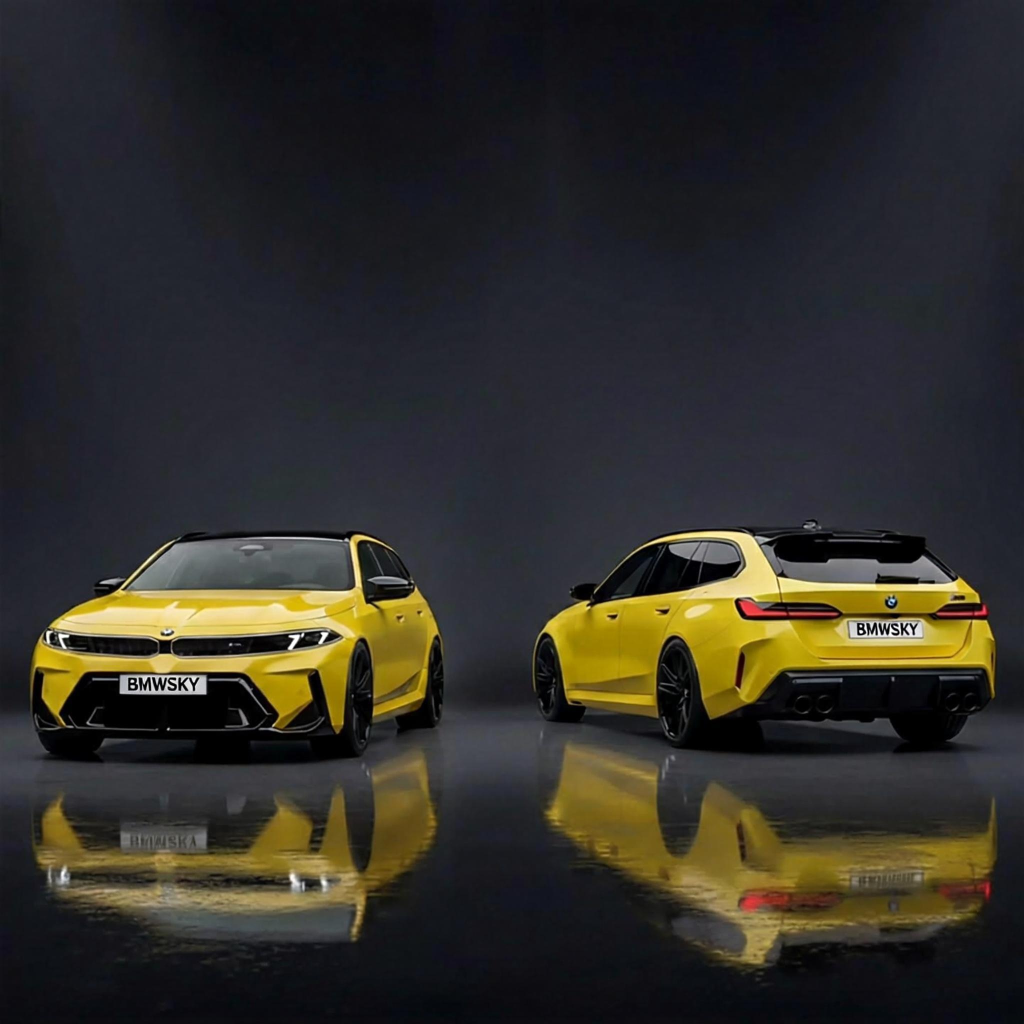 宝马M5Touring中期改款的谍照曝光，一款走经典运动路线，保留了辨识度极高