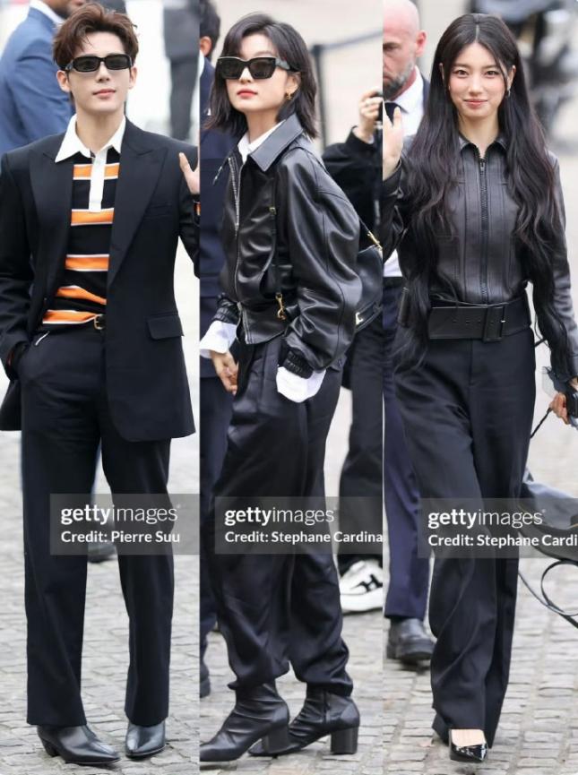 王安宇孙千的巴黎看修生图赢麻了！Celine大秀这次邀请了品牌大使王安宇和孙千