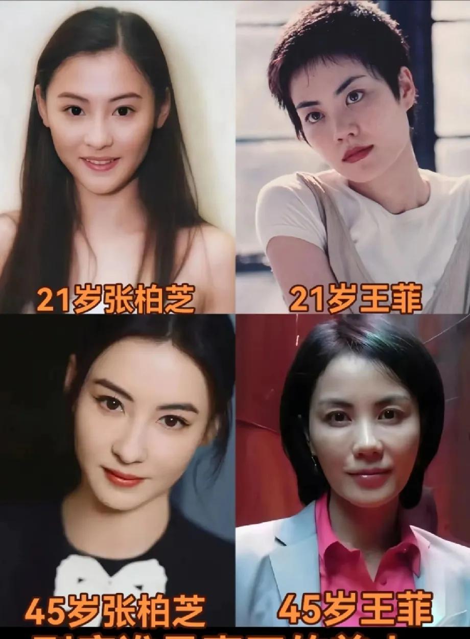 张柏芝在年龄上就胜过王菲一筹，没有办法谢霆锋从懵懂无知的时候就喜欢王菲到了极致，