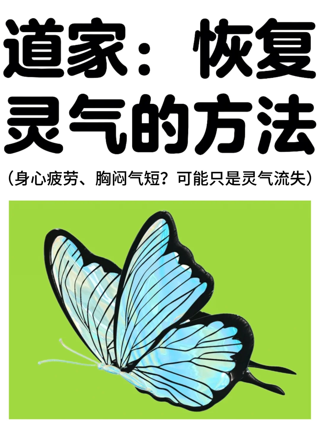 从道家思想看养生：女孩子一定要有灵气🦋