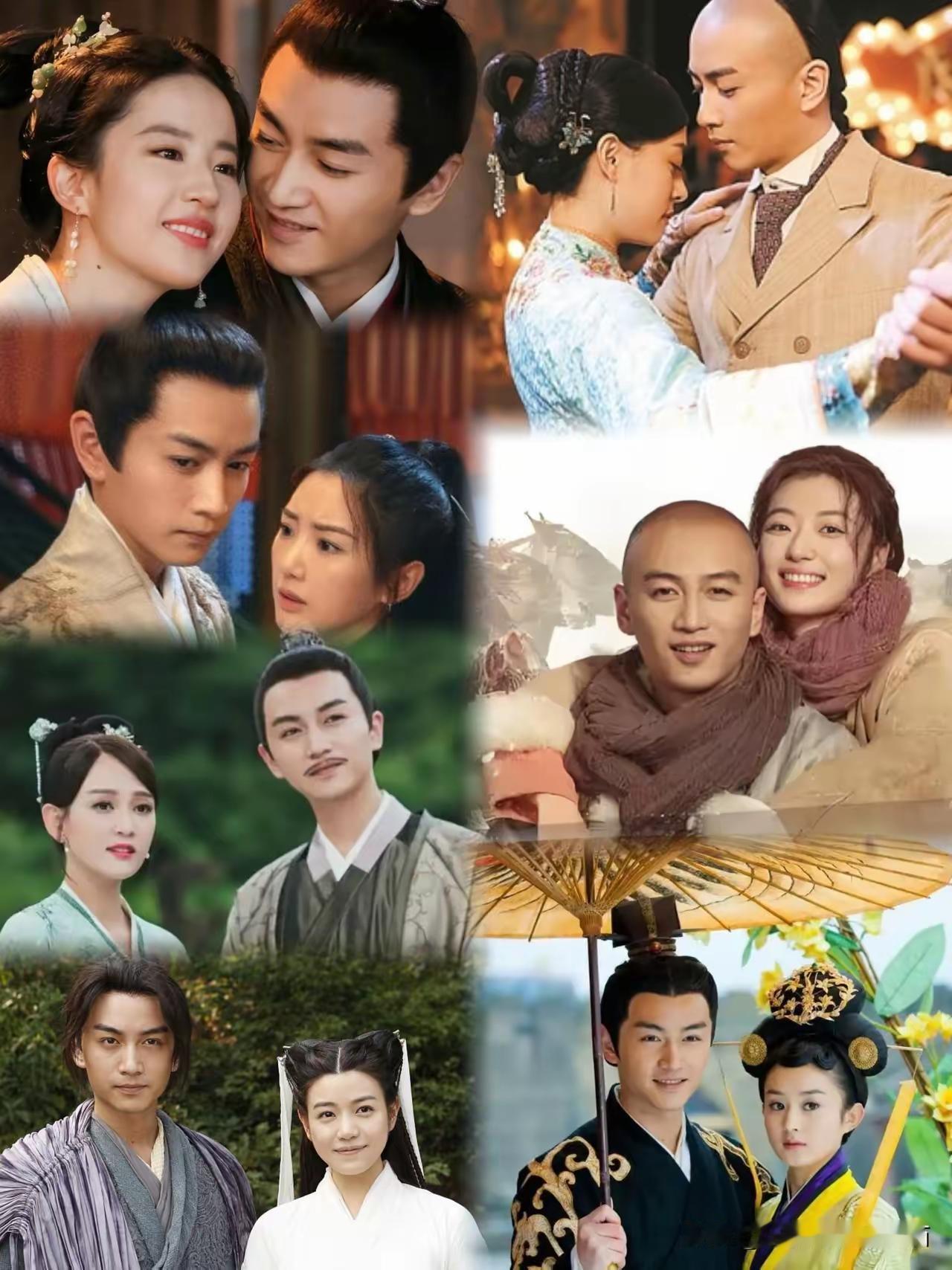 刘亦菲的颜值与气质和陈晓颇为相配，可惜她和孙千一样，身形较为壮实，与陈晓站在一起