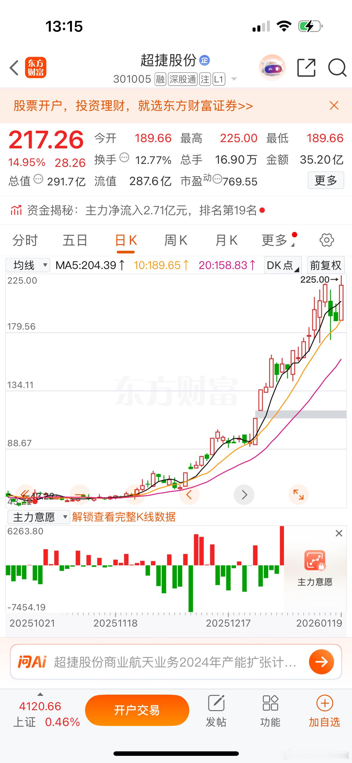 航天继续一个个送入太空，真雷股份利空也继续新高，天银，超捷今天也是新高，明天航天