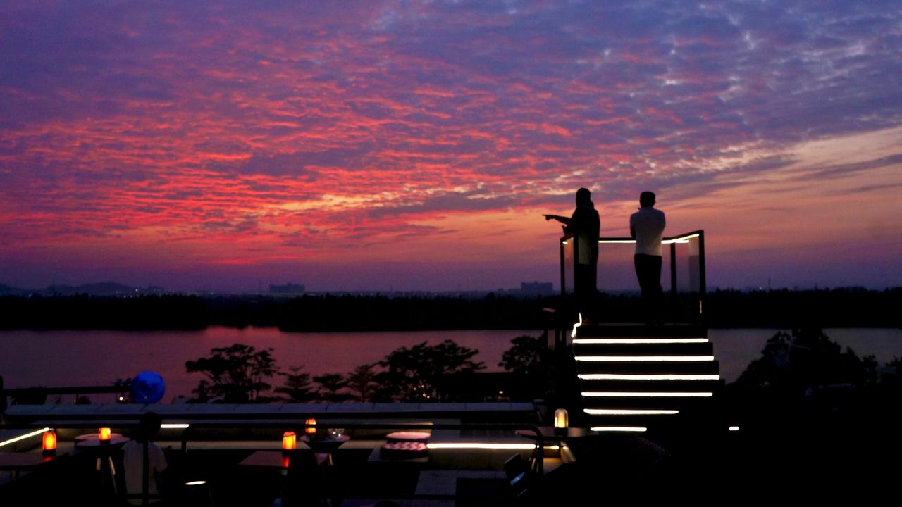 落日余晖映晚霞一抹夕阳美如画落日晚霞火烧云最美日落一起看日落