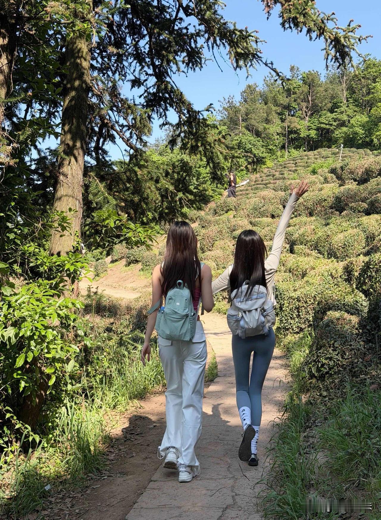 逃离琐碎日常，与挚友赴一场山野之约，风穿过树林，烦恼留在身后，我们只管向前，自在