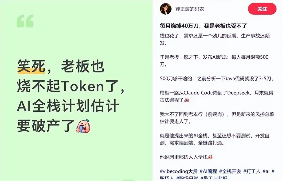 企业盲目全栈AI落地，因Token成本失控叫停一、事件概况某企业落地