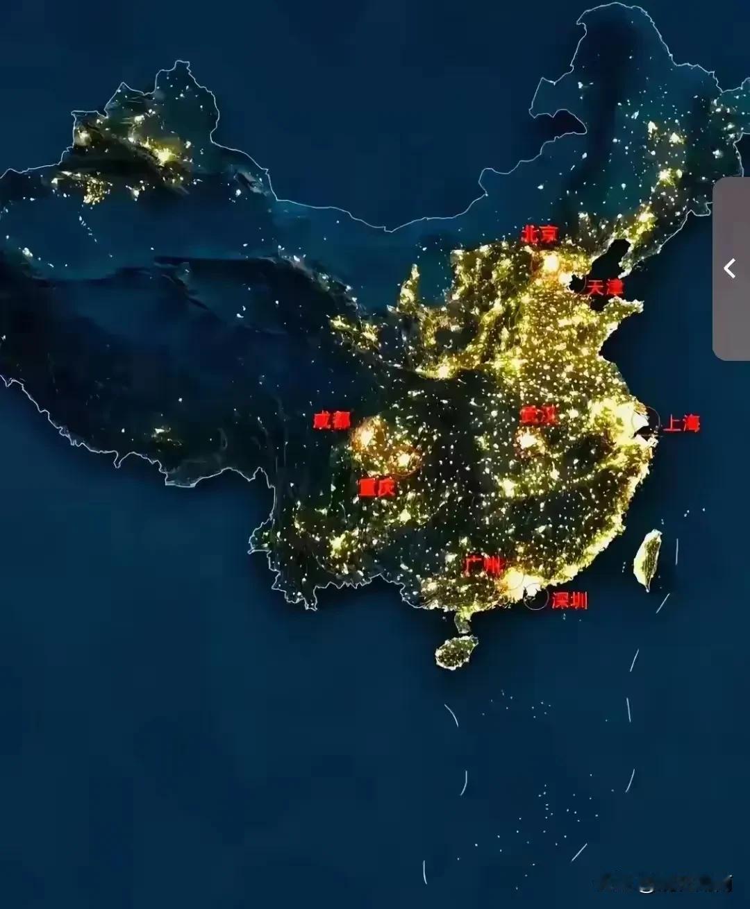 夜幕下的中国，灯火辉煌，尽显繁华。回家最美夜景让城市的夜晚点亮城市之光。