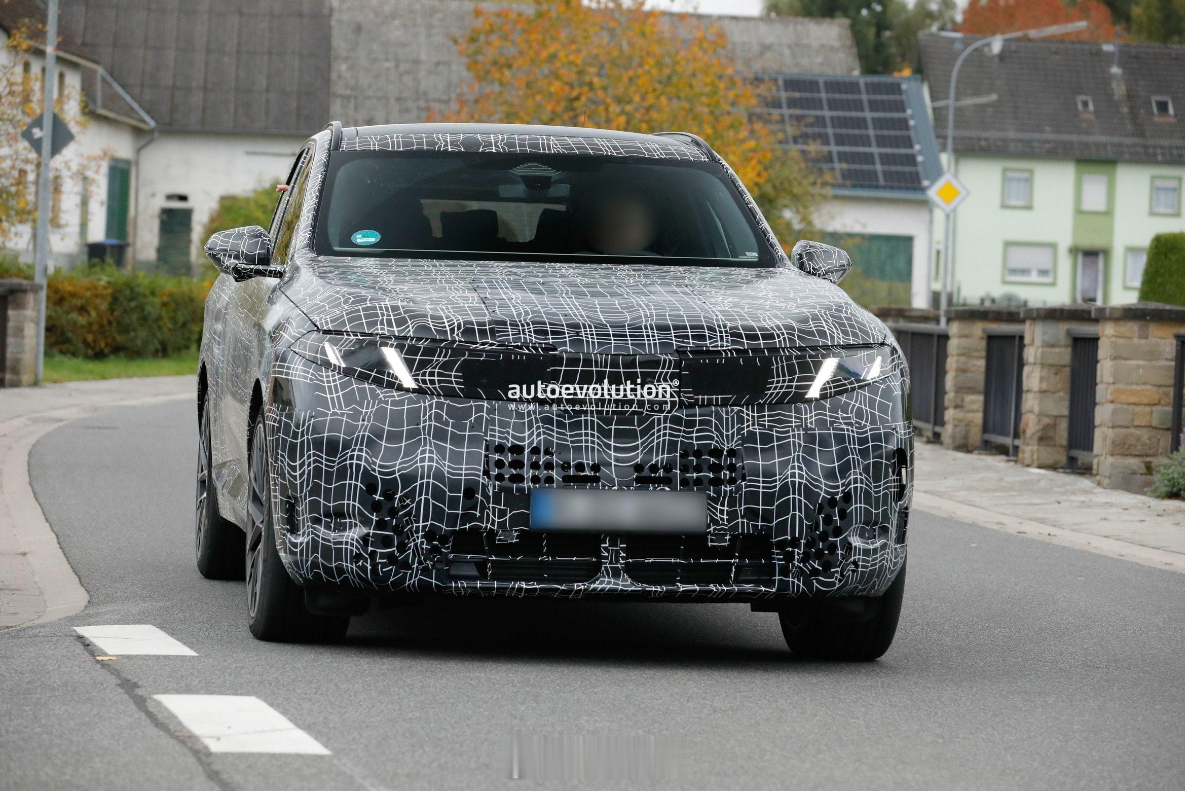 宝马全新宝马iX5渲染图【新车渲染】全新宝马iX5路试谍照&新车渲染图，大