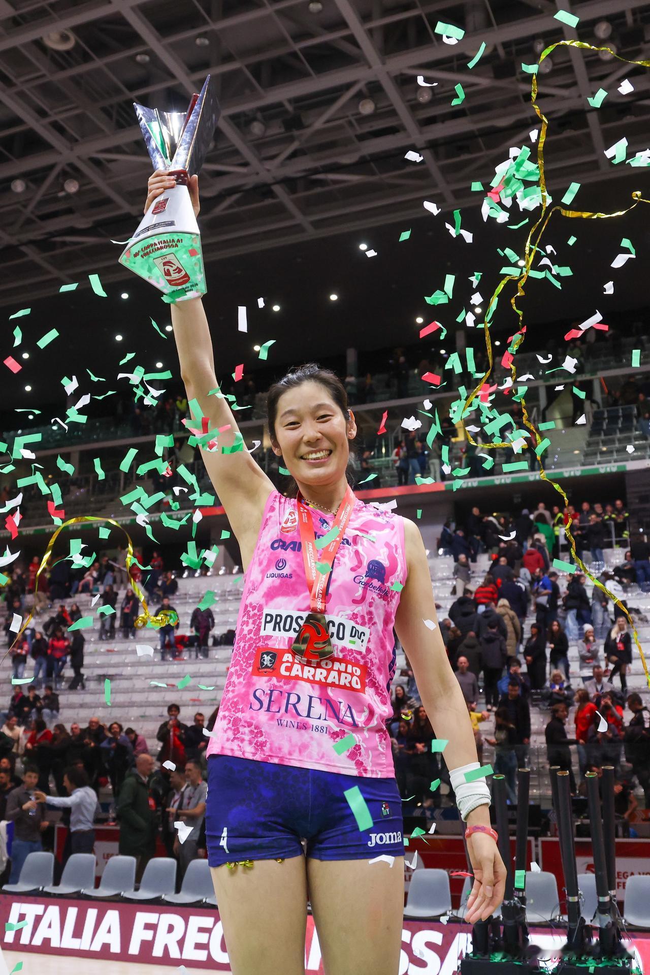 2025-2026赛季意甲女排联赛常规赛主攻进攻双率，朱婷排名第一🇨🇳