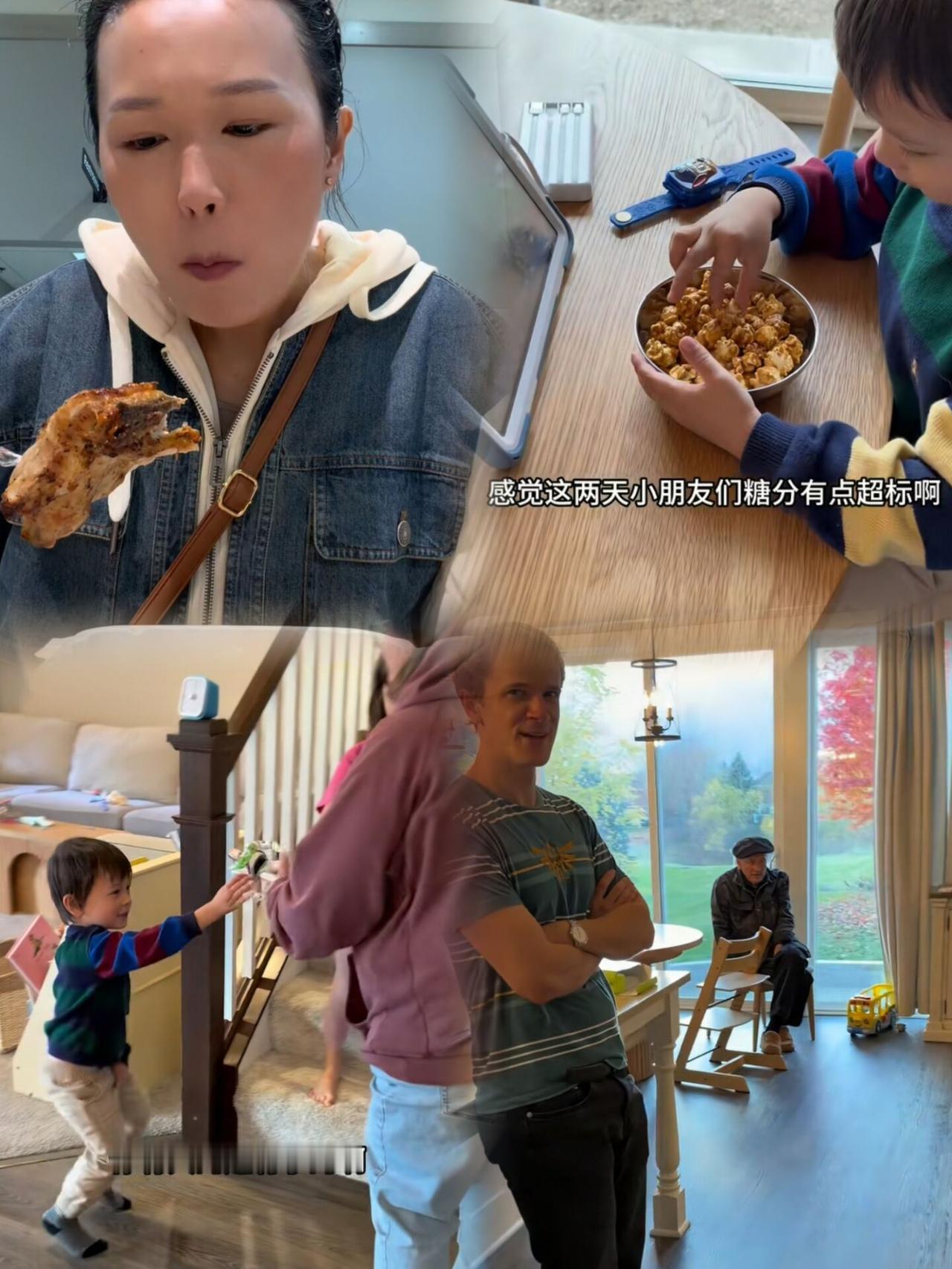 安呈旺爸爸和大姐来家里做客！小黄又做了很多美食，这期穿的外套很好看啊，感觉大姐和