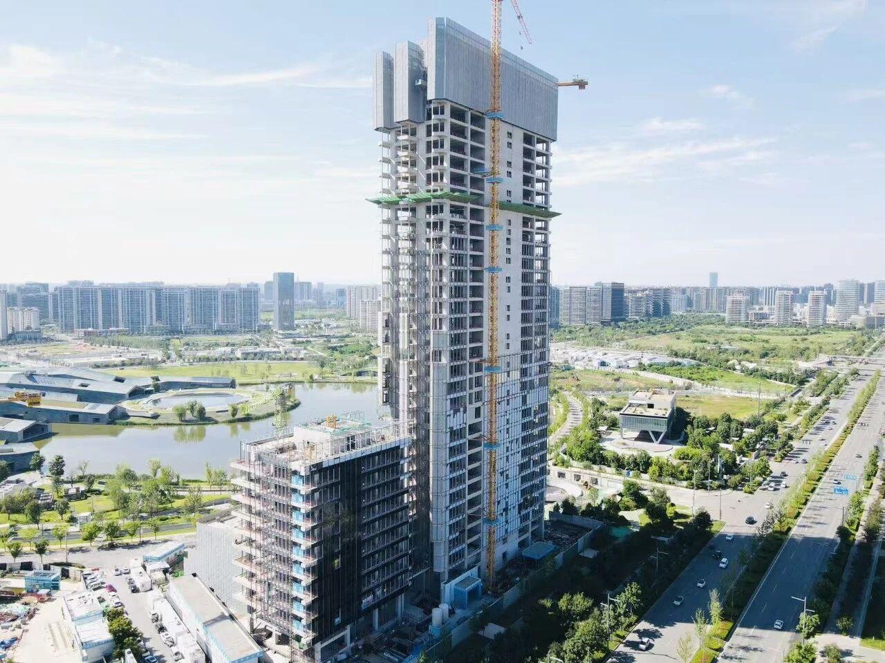 总投资11.5亿元！西安超高层项目“云拓商务中心项目”建设稳步推进...云拓