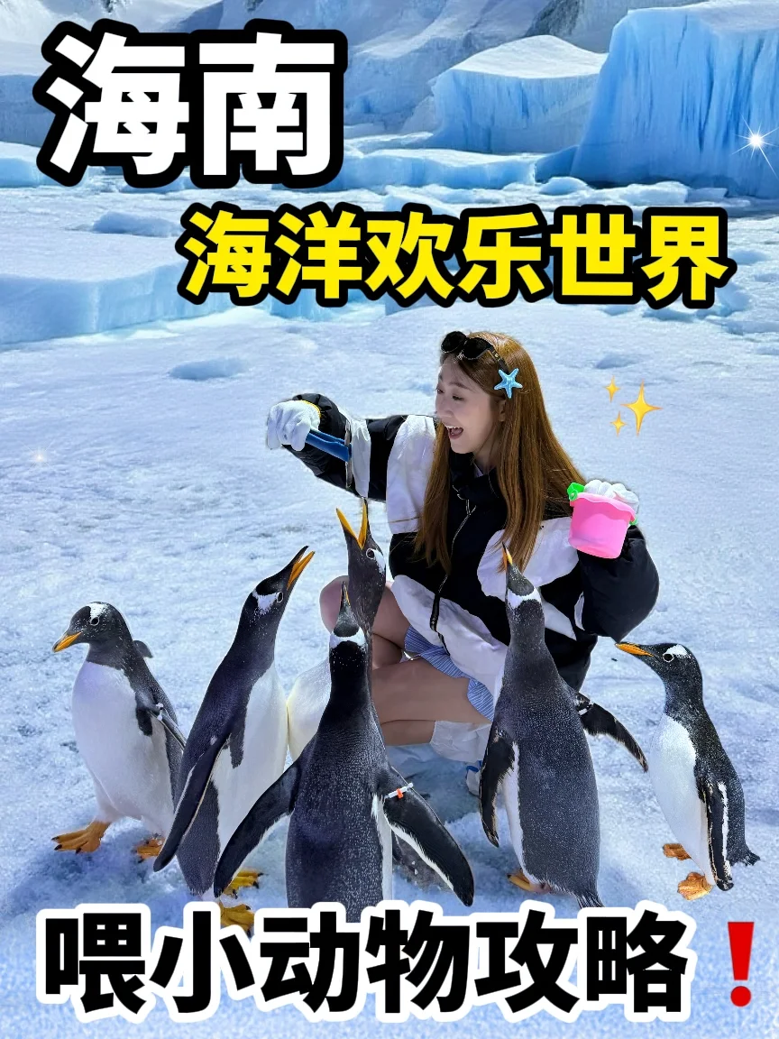 【海南欢乐世界】喂小动物攻略‼️附游玩顺序