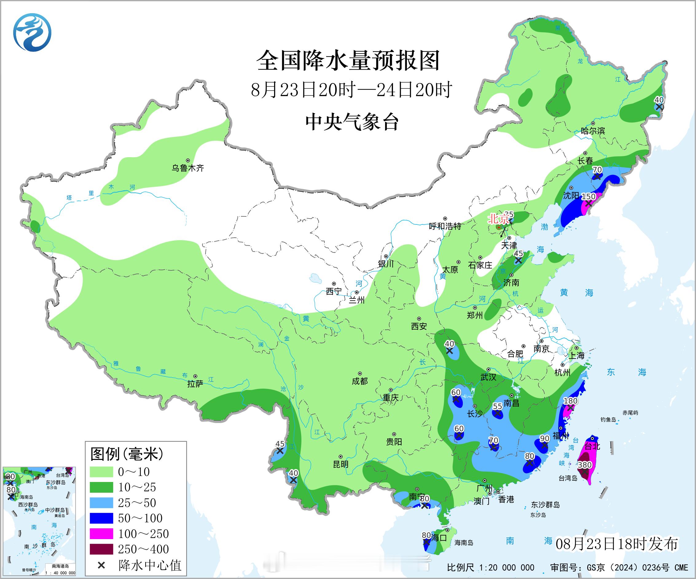 台风冷空气未来一段时间的降雨分布还是比较经典——副高南侧多热带气旋活动，近期就