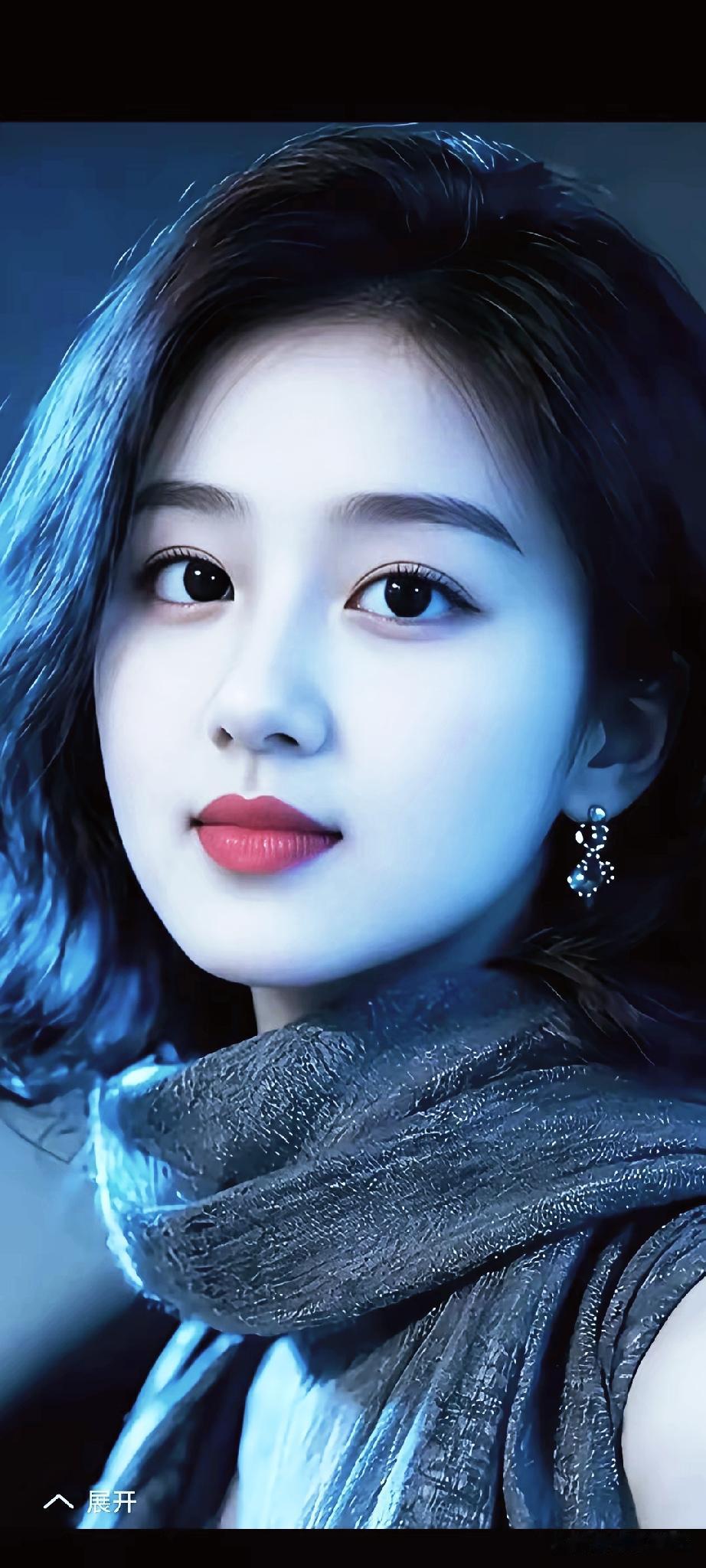 梦幻蓝调光影，温柔女神气质