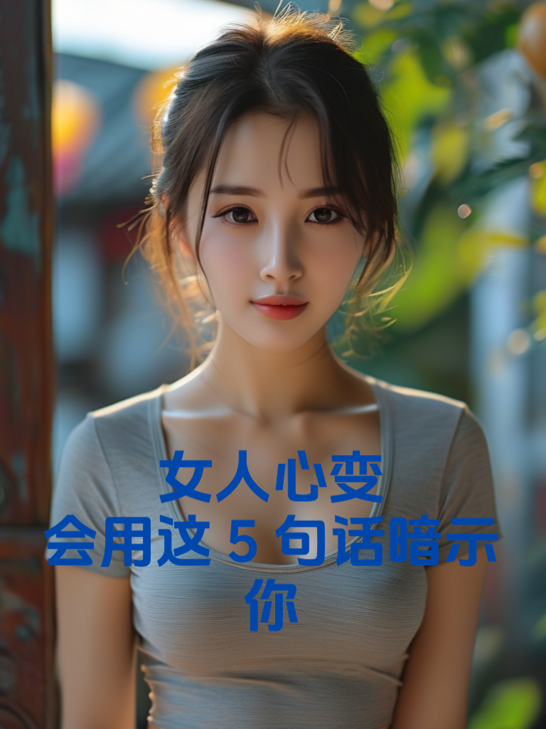 女人心变，会用这5句话暗示你