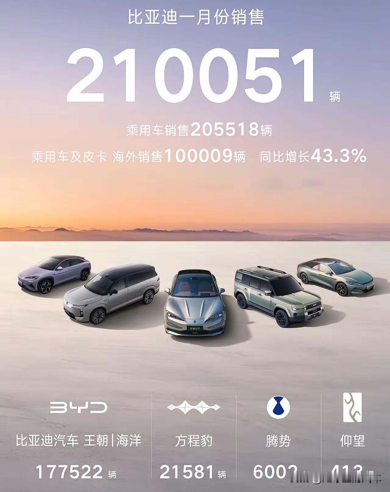 没想到的是，吉利成了国产一哥，月销量高达27万。比亚迪虽然销量同比下滑30.11