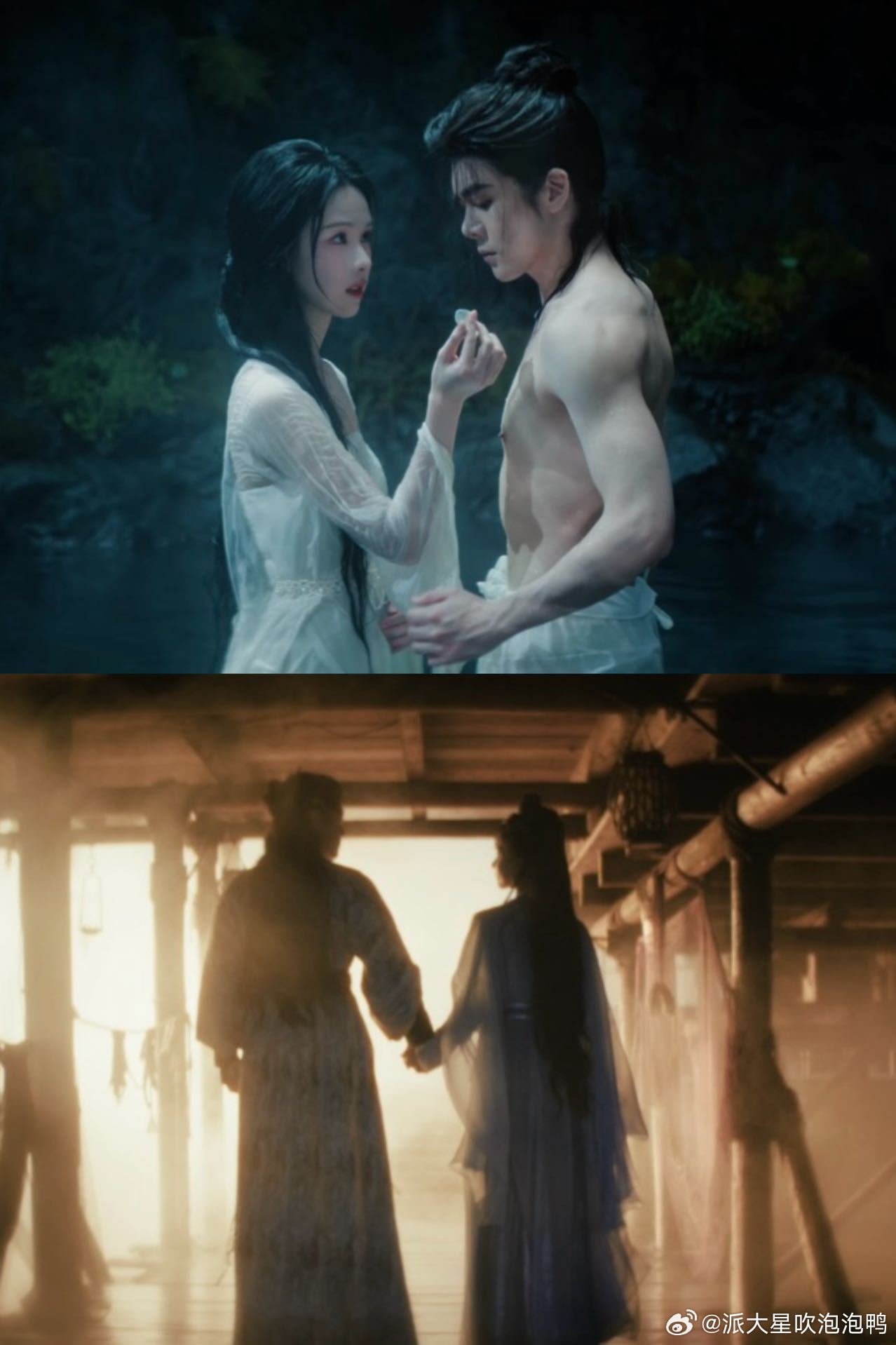 曾舜晞陈都灵吻戏镜头谁懂啊！浴池+水下+湿身三连杀，曾舜晞大方秀肌肉线