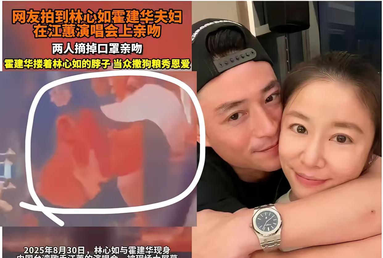 估计江蕙怎么都没想到，霍建华和林心如在演唱会上，没有抢她麦克风，也没有冲上台