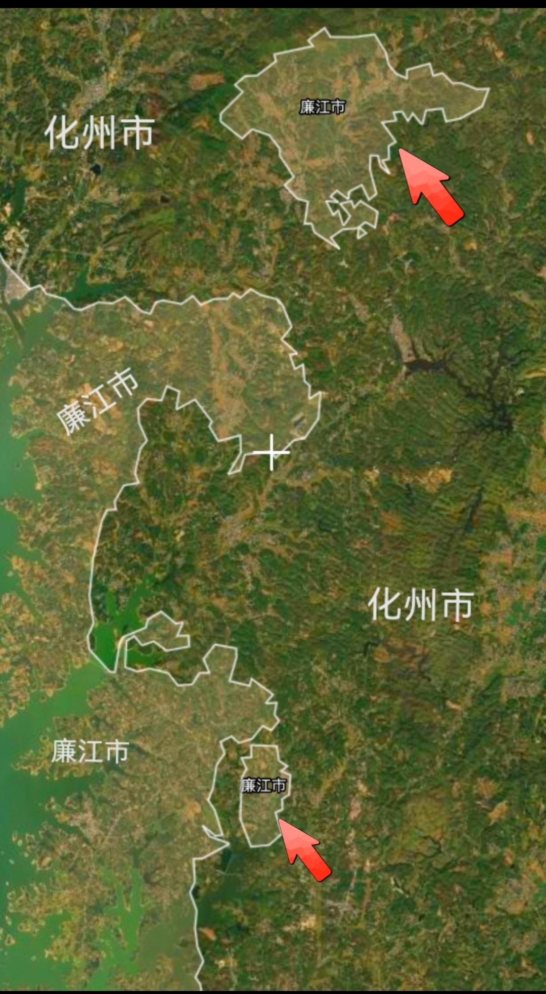 这什么情况？位于广东省湛江市廉江市和茂名市化州市交界处的的一个特别行政区域，仔细