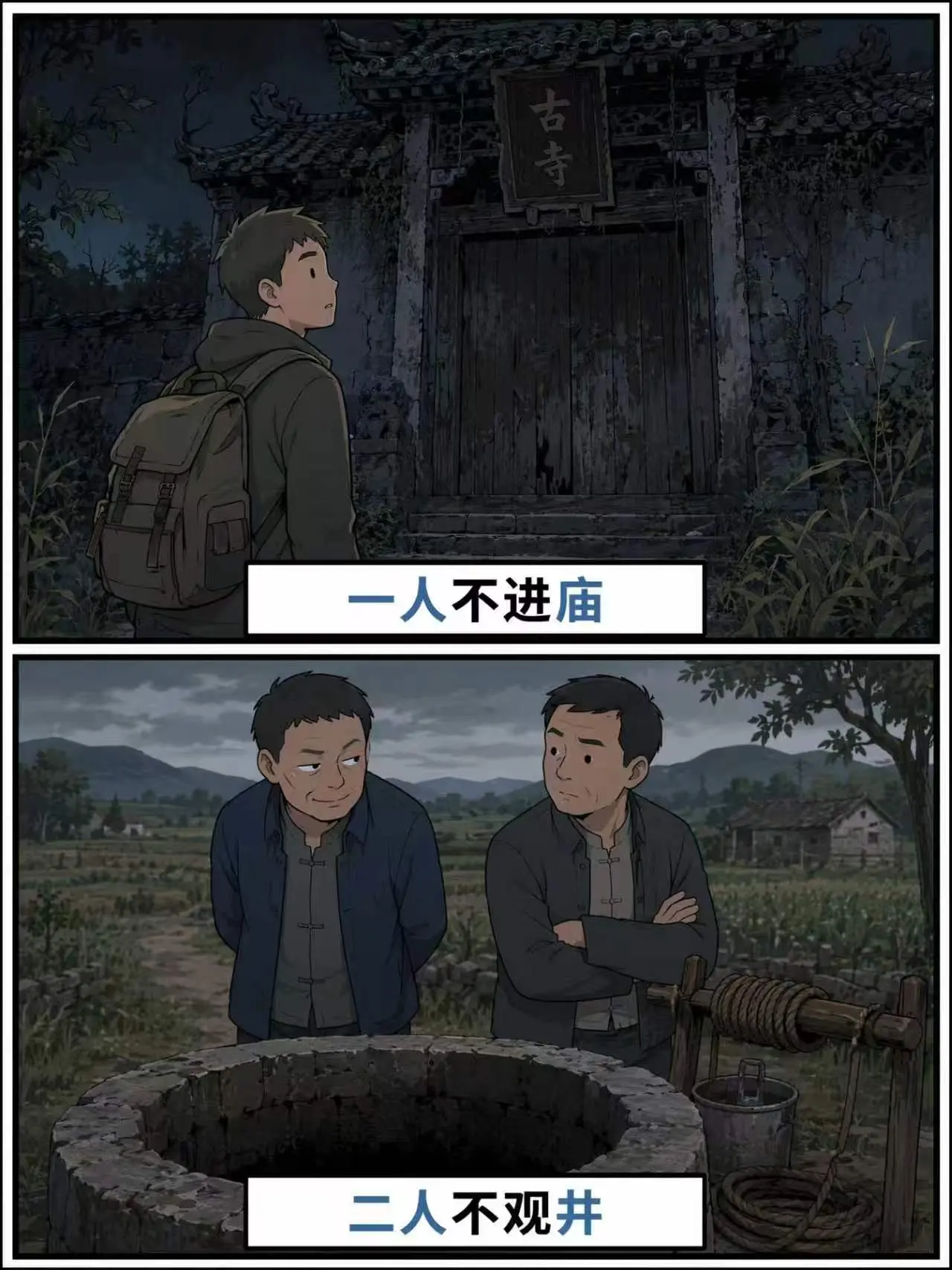 漫画治愈漫画人生感悟