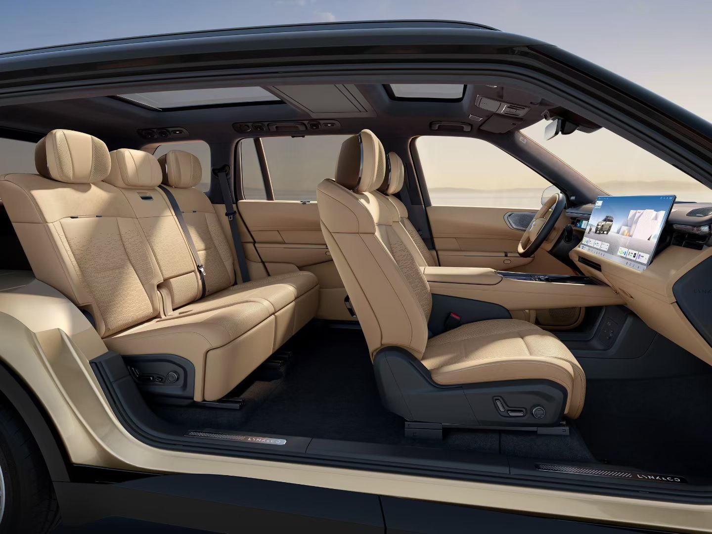 领克900大五座官宣亮相没有太理解为啥领克900要做一个大五座，算是在领克