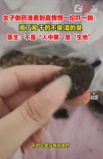 好奇害死猫！河南，一女子倒药渣时，发现一坨臭臭的东西，就发到网上问这是什么，有网