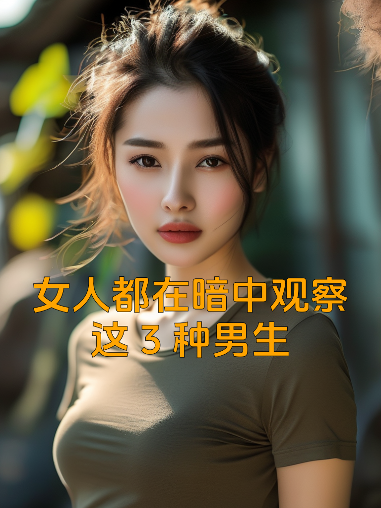 女人都在暗中观察这3种男生