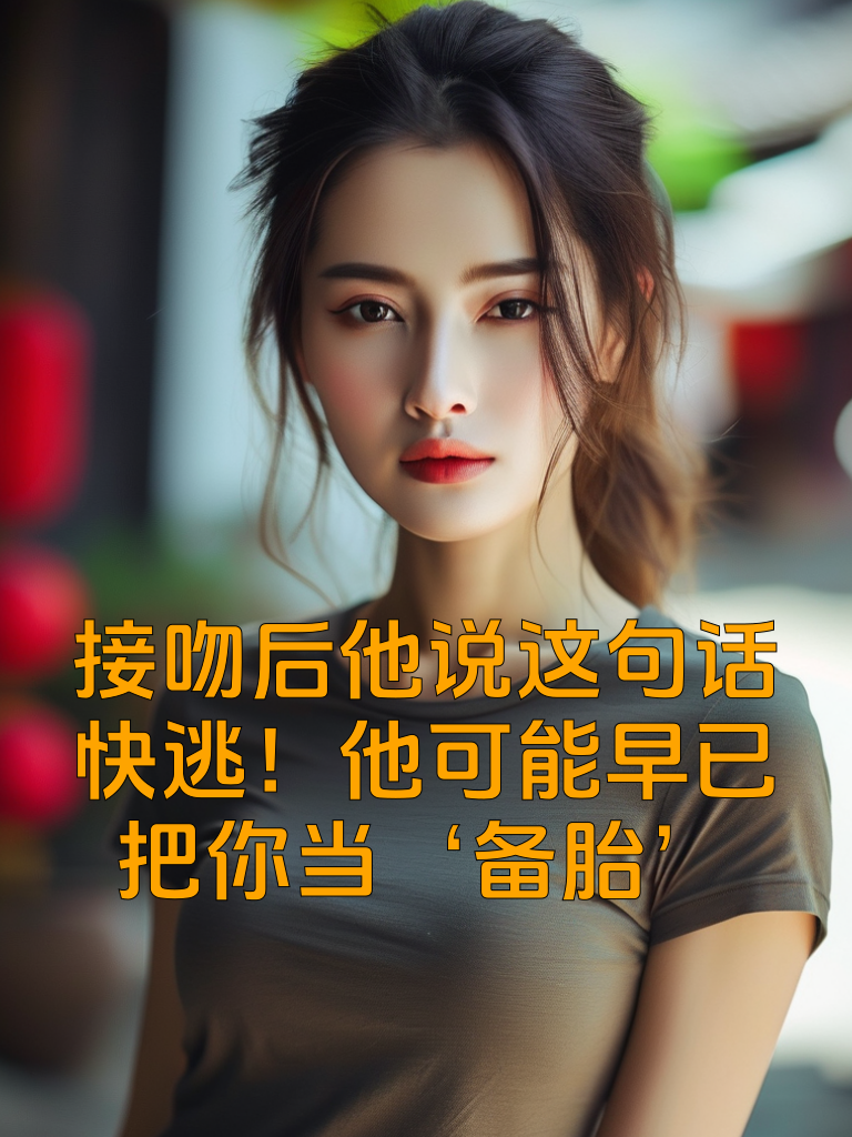 接吻后他说这句话？快逃！他可能早已把你当‘备胎’