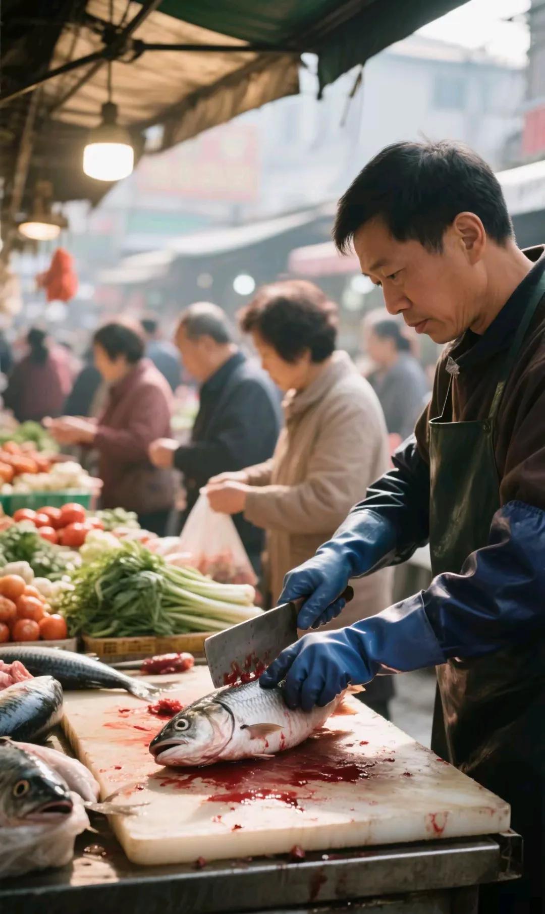 哎，你们听说武汉那个鱼摊的事儿了吗？活脱脱现实版《狂飙》，看得我后背直冒冷汗。