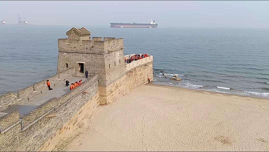 旅游美照随手拍山海关“老龙头”景点！