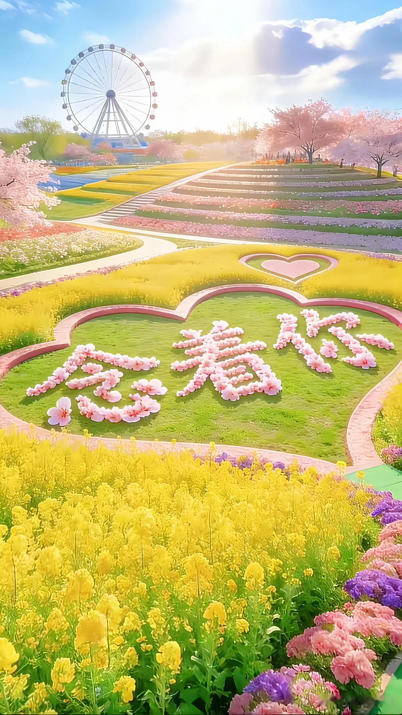 春风有信，花开有期。新的清晨，愿你不负春光，不负自己，早安🌷