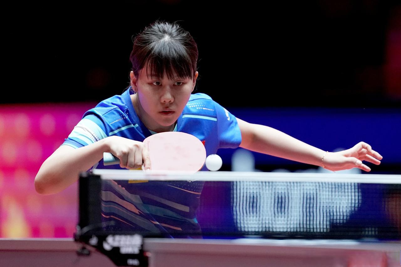 北京时间4月4日，刚刚结束了一场国际乒联澳门单打世界杯女单1/4决赛，世界排名第