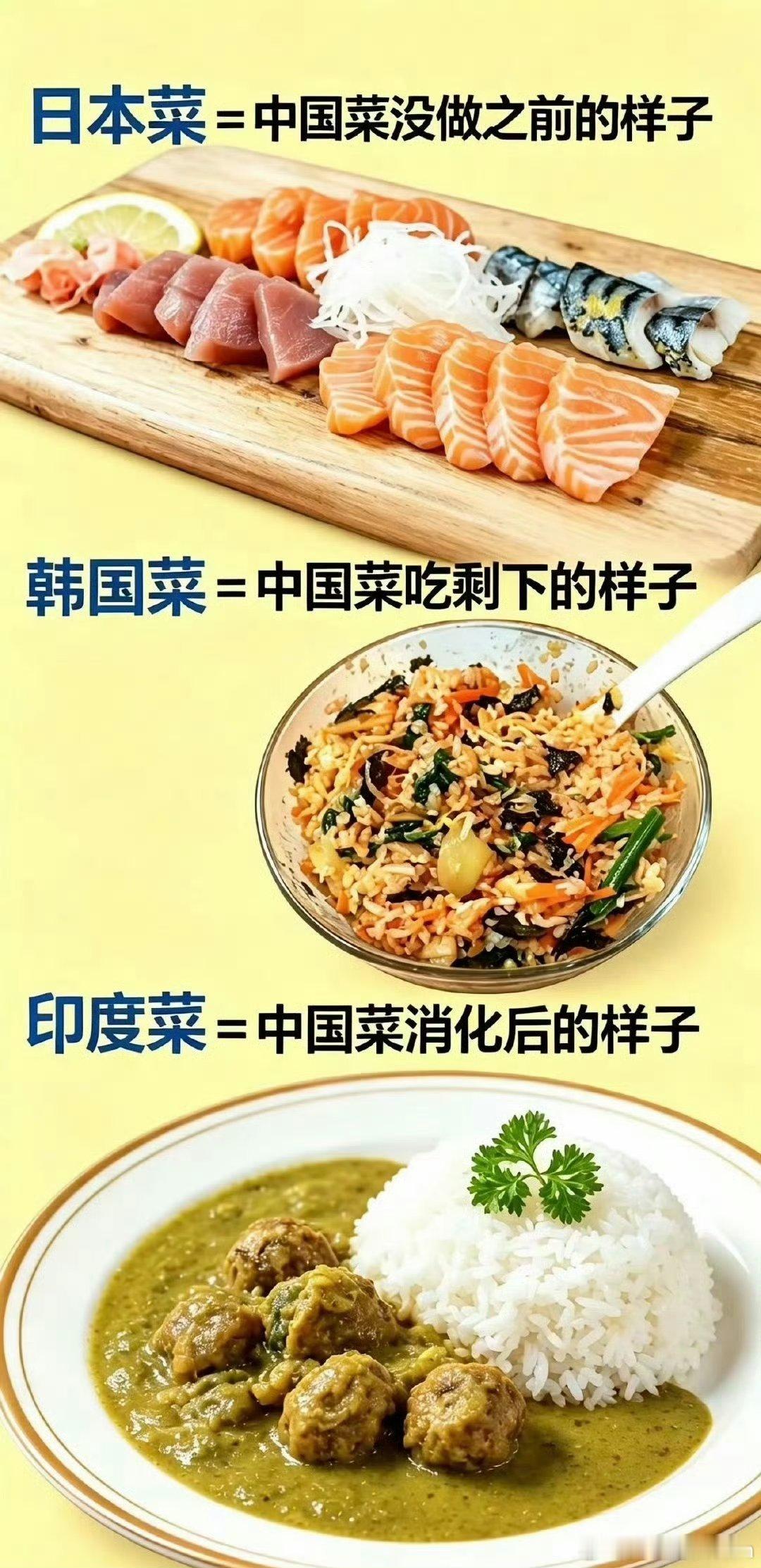 日本菜韩国菜印度菜