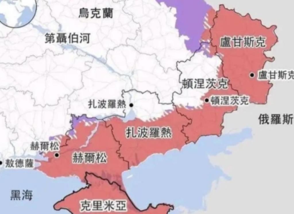 乌克兰割不割地，其实对于俄罗斯来说，已经无所谓了，在我看来，与其说乌克兰是一个缓