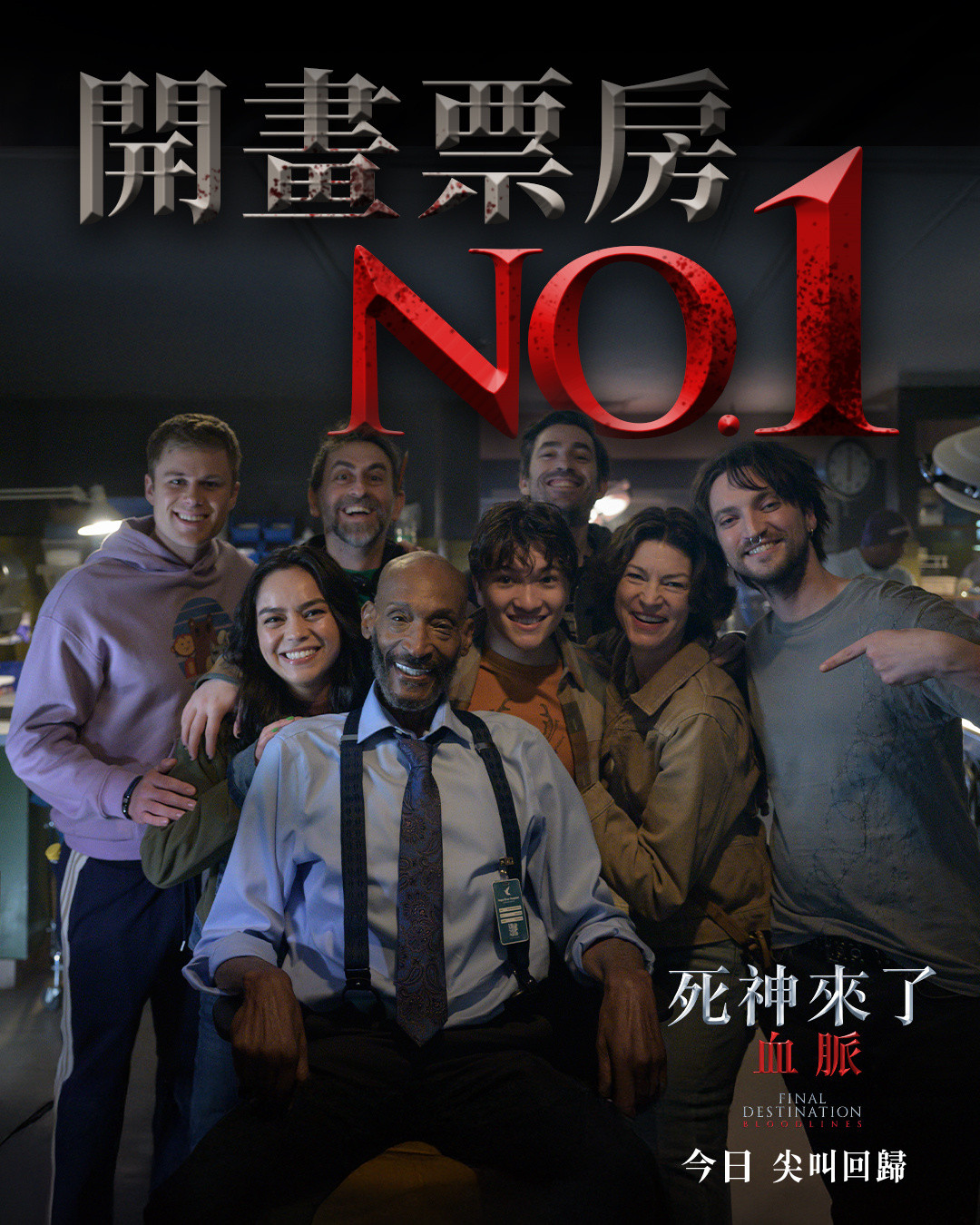 2025年第20周香港票房：1.《死神来了6》开画夺冠；2.《雷霆特攻队*》累