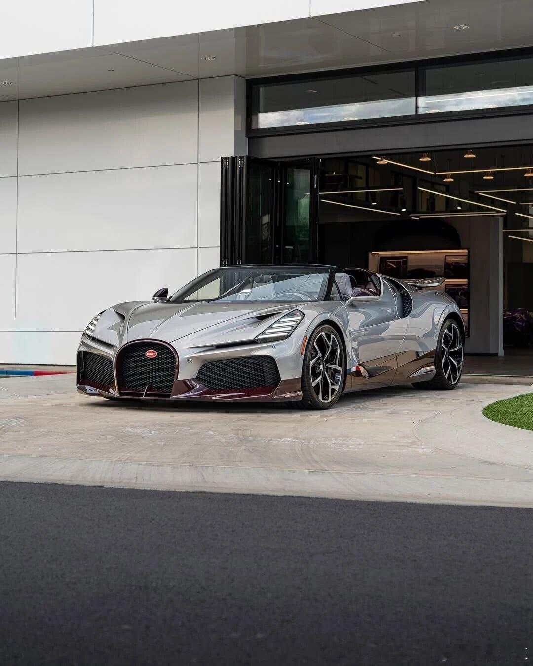 低调奢华有内涵布加迪mistral用这个配色确实低调布加迪汽车美图